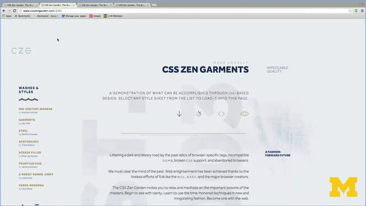 CSS Zen Garden, #2.