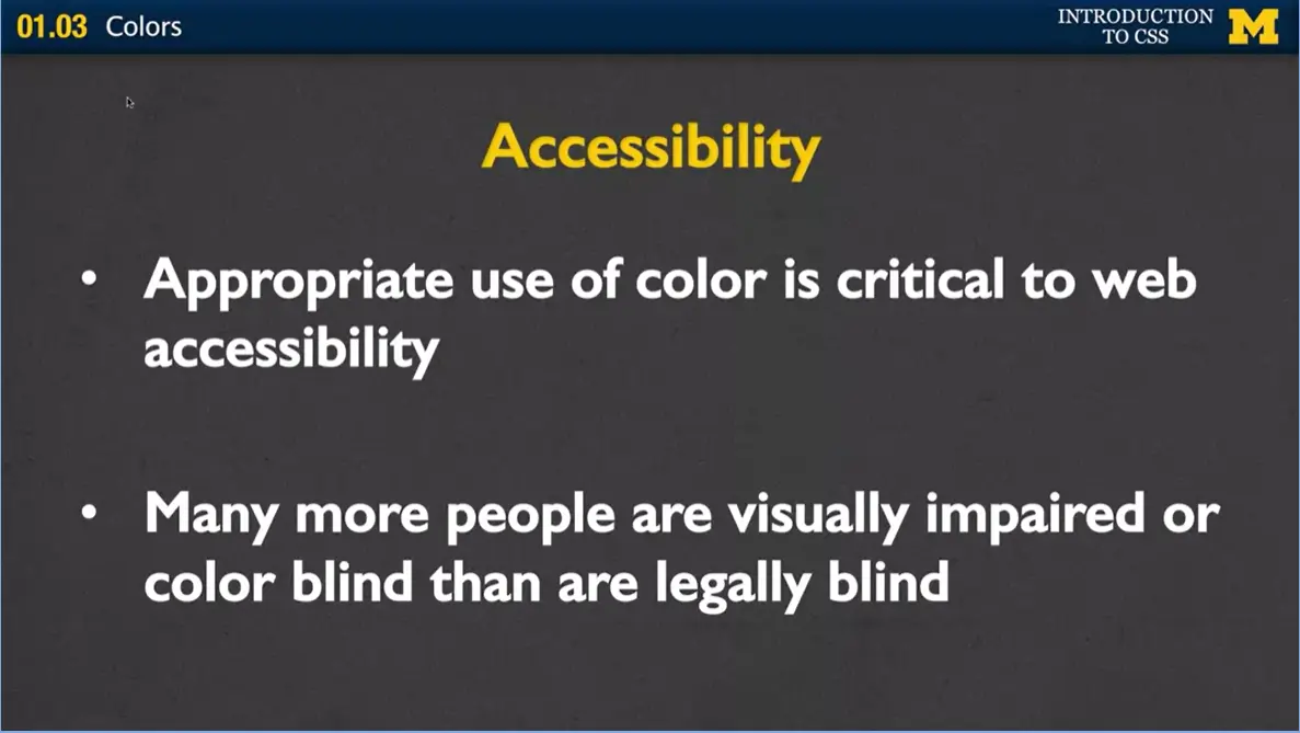 Accessibility.