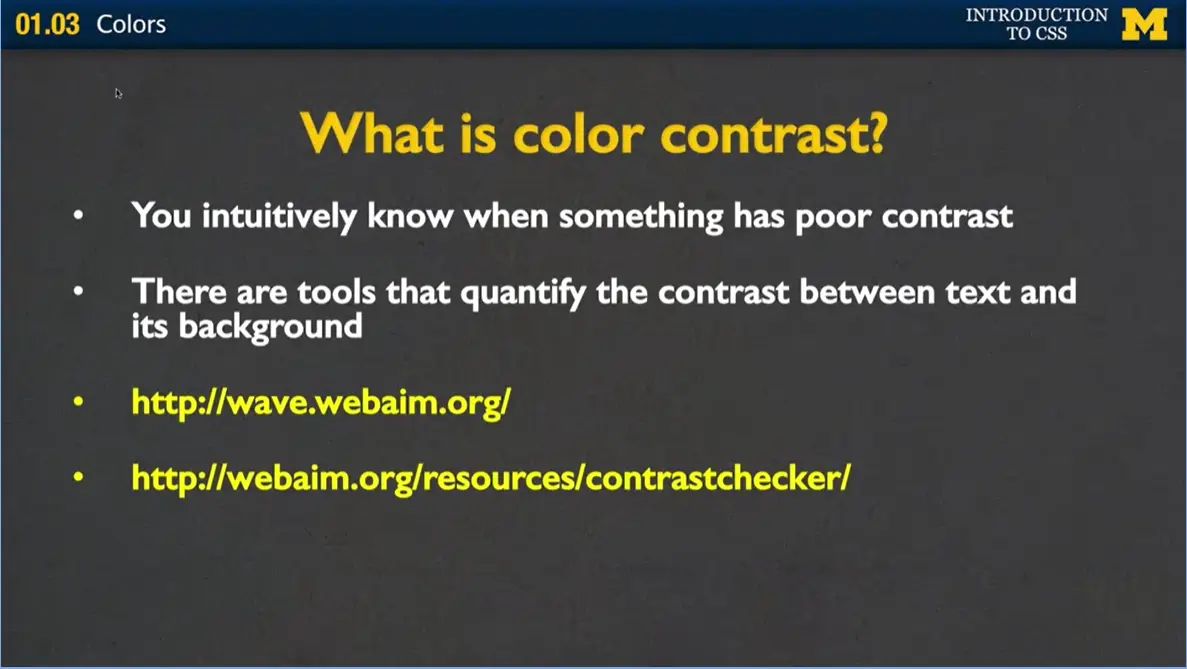 What is Color Contrast?