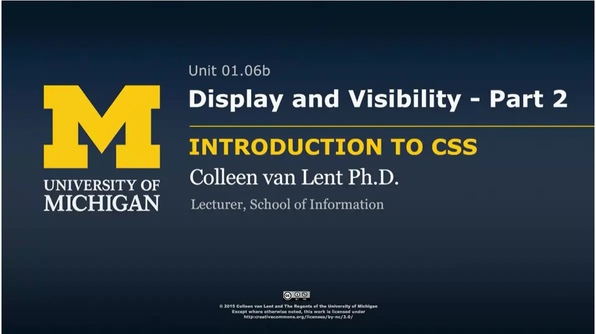 1.06b Display and Visibility - Part 2.