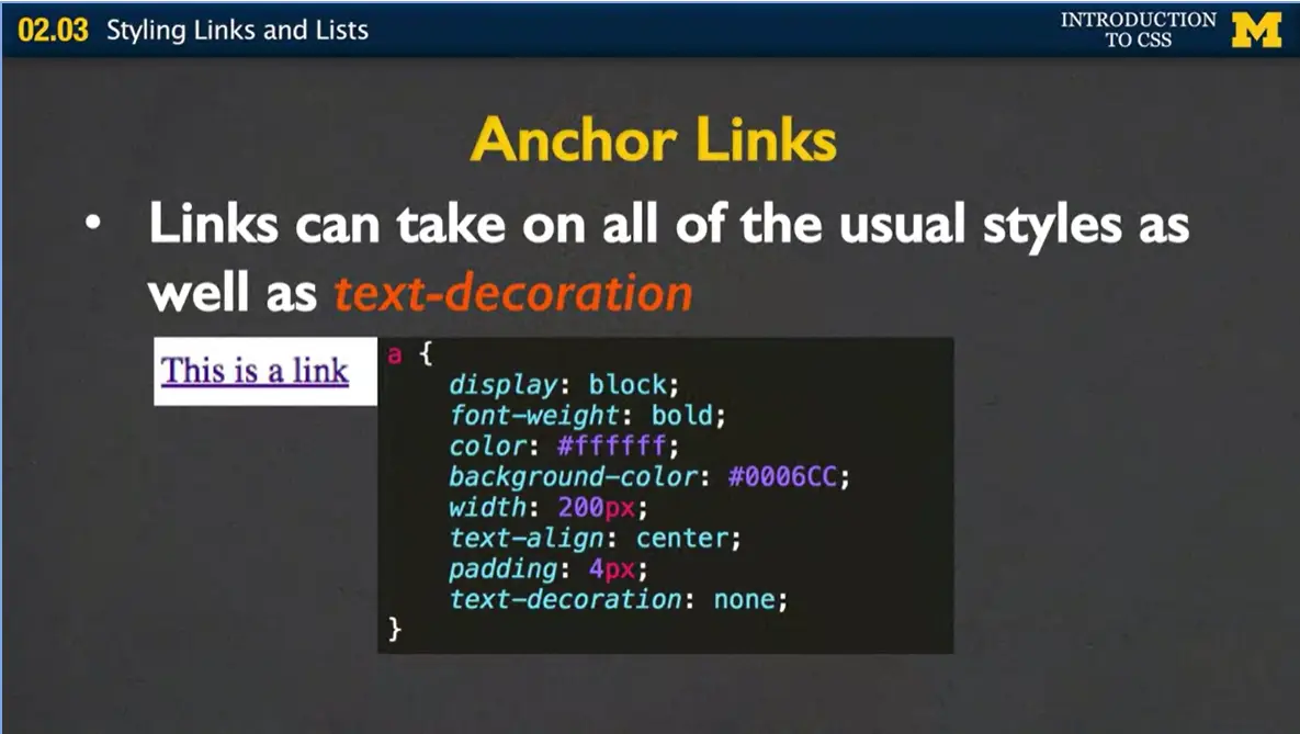 Anchor links, #1.