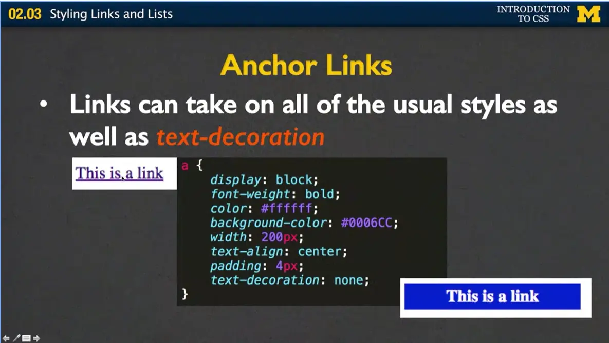 Anchor links, #2.