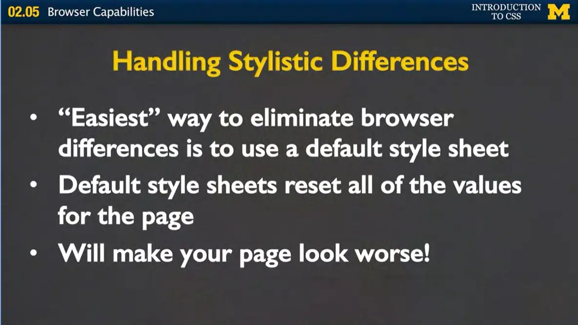 Handling Stylistic Differences.